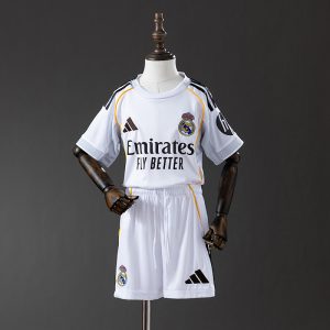 Real Madrid 25/26 Home Kids Kit