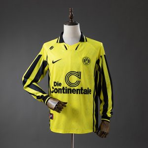 kb-219522364-1 Dortmund 96/97 Home Long Sleeve Retro Jersey