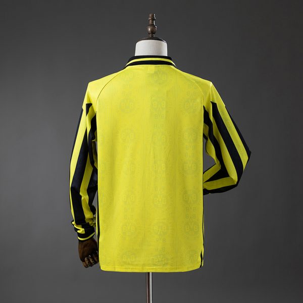 Dortmund 96/97 Home Long Sleeve Retro Jersey
