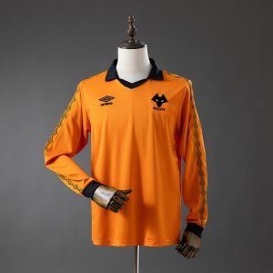 Wolves 80/81 Home Long Sleeve Retro Jersey