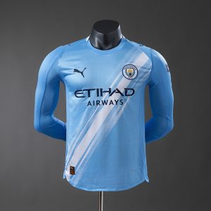 Manchester City 25/26 Home Long Sleeve Player Version Jersey