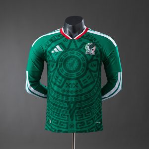 Mexico 2026 Home Long Sleeve Player Version Jersey
