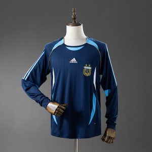 kb-220231039-1 Argentina 2006 Away Long Sleeve Retro Jersey