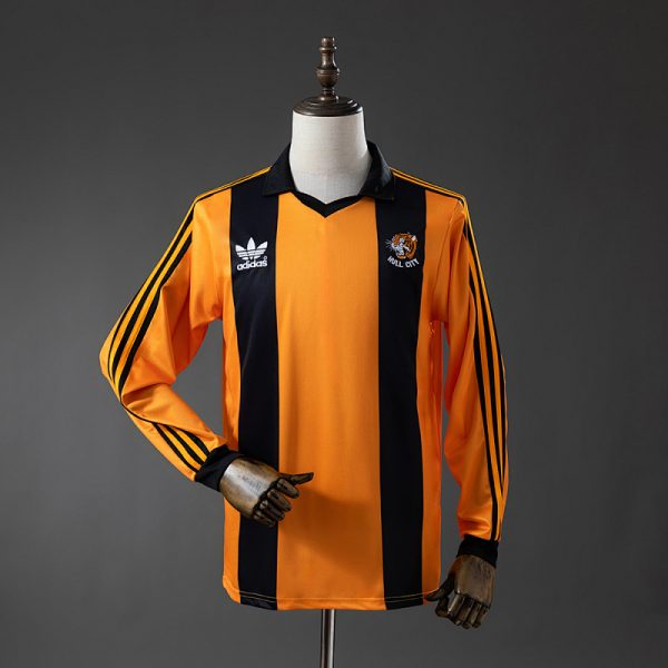 Hull City 81/82 Home Long Sleeve Retro Jersey