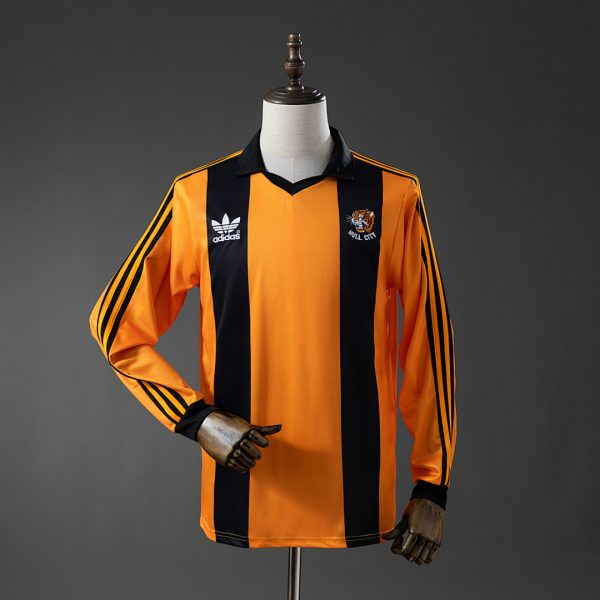 Hull City 81/82 Home Long Sleeve Retro Jersey
