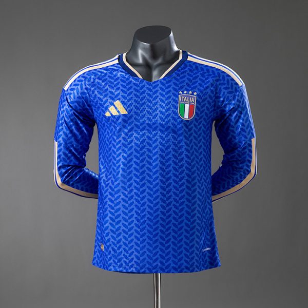 kb-226511419-1 Italy 2026 Home Long Sleeve Player Version Jersey