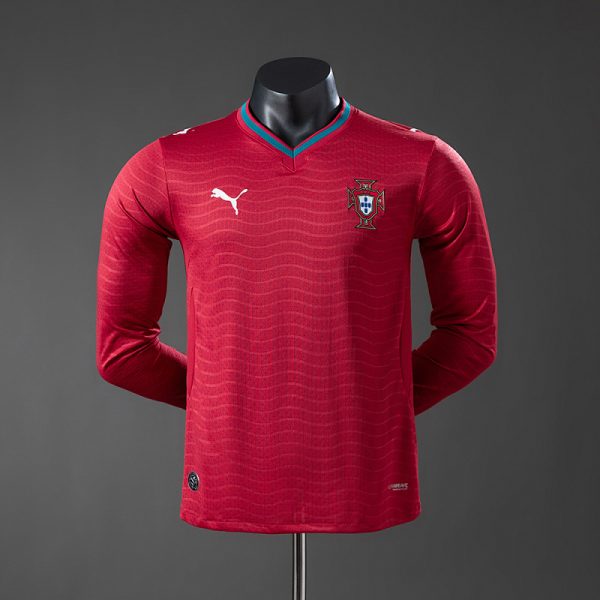 Portugal 2026 Home Long Sleeve Player Version Jersey