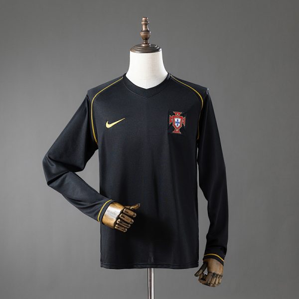 Portugal 2006 Away Long Sleeve Retro Jersey