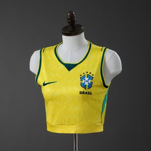kb-233497610-1 Brazil 2026 Home Tank Top Women's Crop Jersey