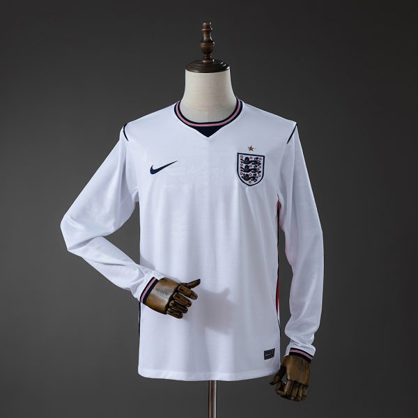 kb-233497965-2 England 2026 Home Long Sleeve Jersey