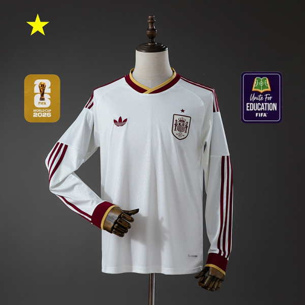 Spain 2026 Away Long Sleeve Jersey