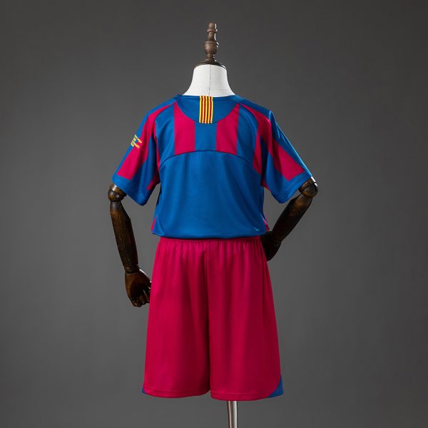 Barcelona 05/06 Home Champions League Retro Kids Kit