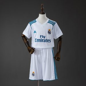 Real Madrid 17/18 Home Retro Kids Kit