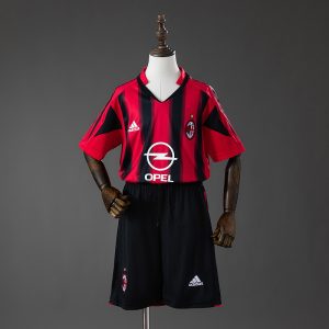 AC Milan 04/05 Home Retro Kids Kit
