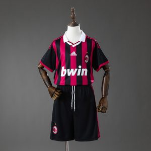 kb-237966514-1 AC Milan 09/10 Home Retro Kids Kit