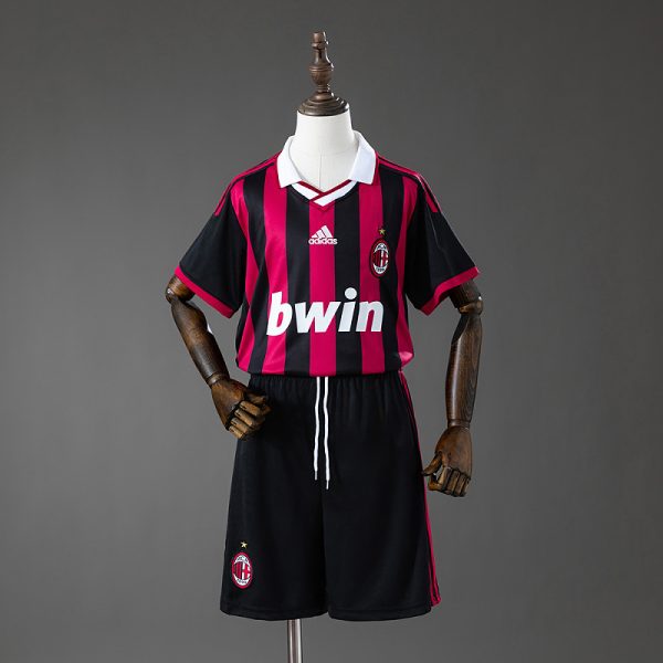 AC Milan 09/10 Home Retro Kids Kit