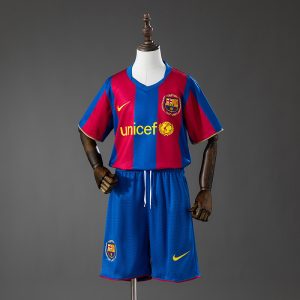 kb-237966860-1 Barcelona 07/08 Home Retro Kids Kit