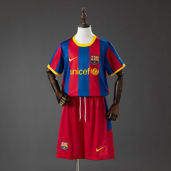 Barcelona 10/11 Home Retro Kids Kit
