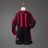 AC Milan 06/07 Home Long Sleeve Retro Kids Kit