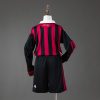 AC Milan 09/10 Home Long Sleeve Retro Kids Kit