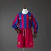 Barcelona 05/06 Home League Edition Long Sleeve Retro Kids Kit