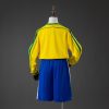 Brazil 1998 Home Long Sleeve Retro Kids Kit