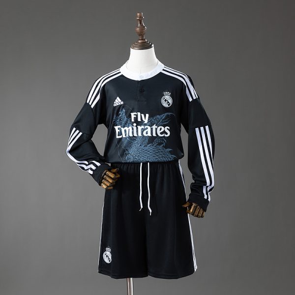 Real Madrid 14/15 Third Long Sleeve Retro Kids Kit