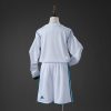 Real Madrid 17/18 Home Long Sleeve Retro Kids Kit