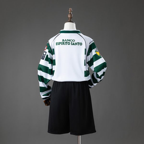 Sporting CP 01/02 Home Long Sleeve Retro Kids Kit