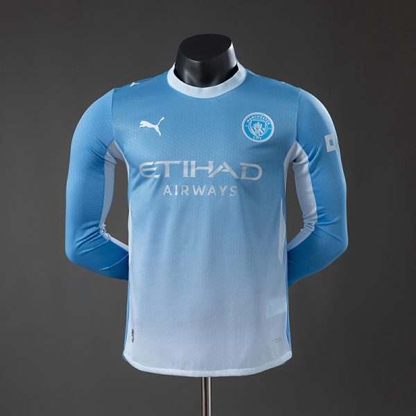 Manchester City 26/27 Home Long Sleeve Player Version Jersey
