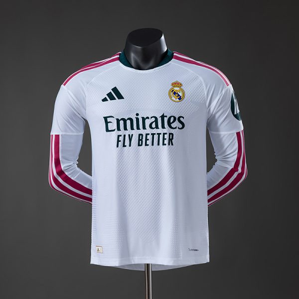 Real Madrid 26/27 Home Long Sleeve Player Version Jersey